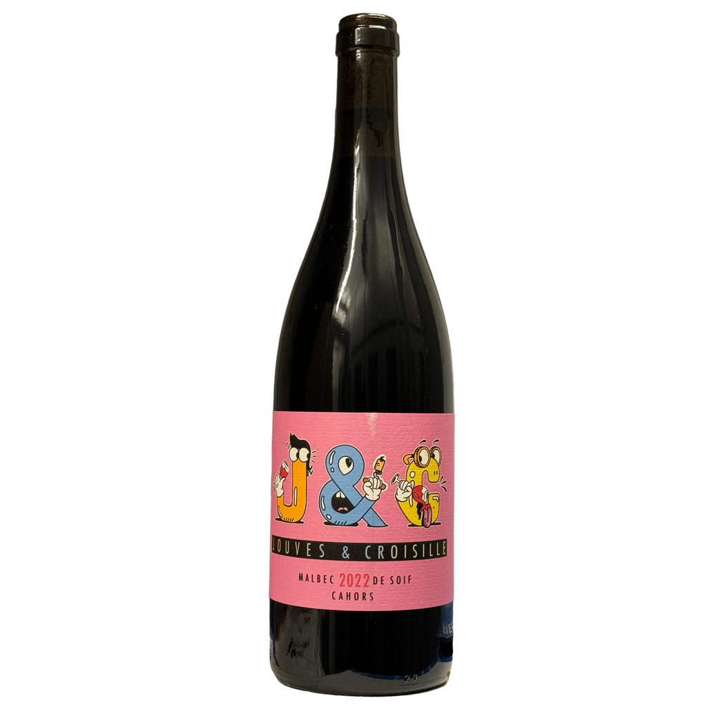 Jouves & Croisille ‘J&C’ Malbec de Soif Red 2022 Wine Bottle