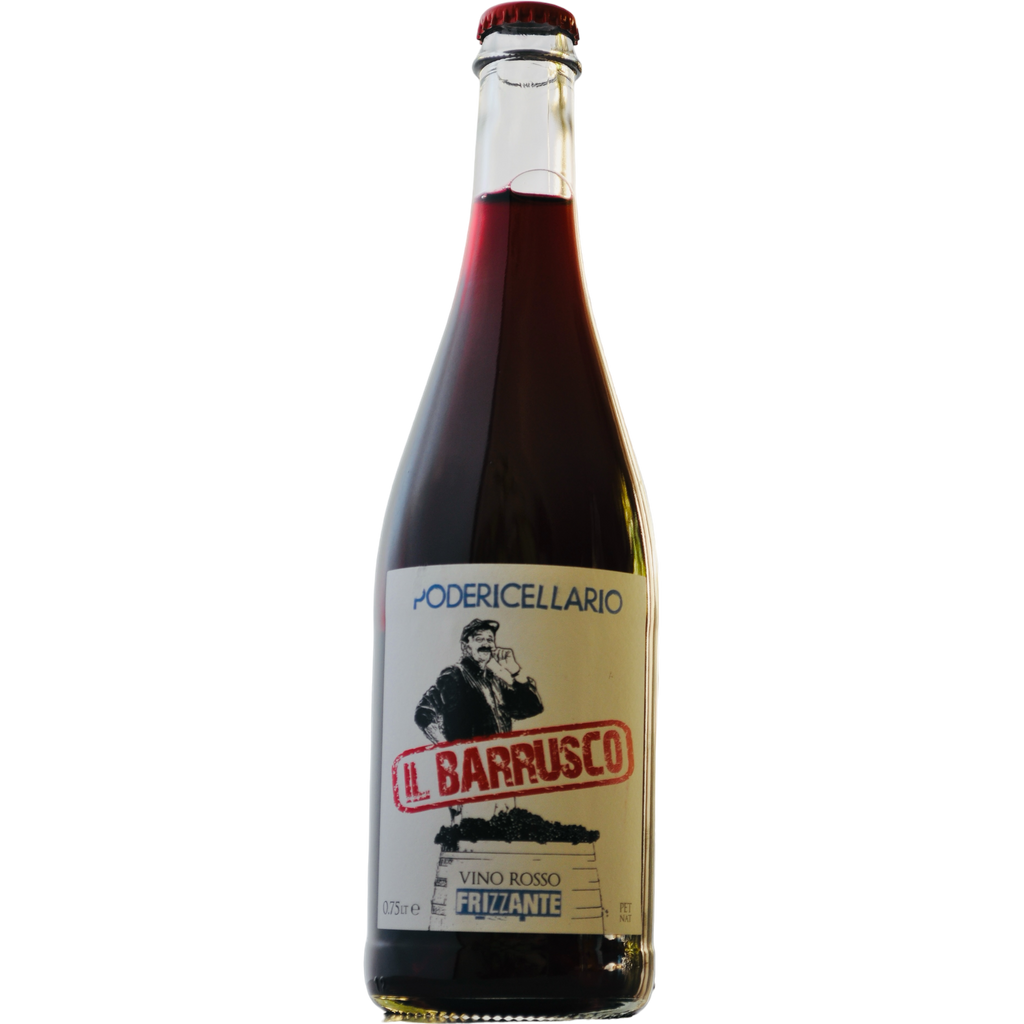 Poderi Cellario 'Il Barrusco' Frizzante Red Wine Bottle