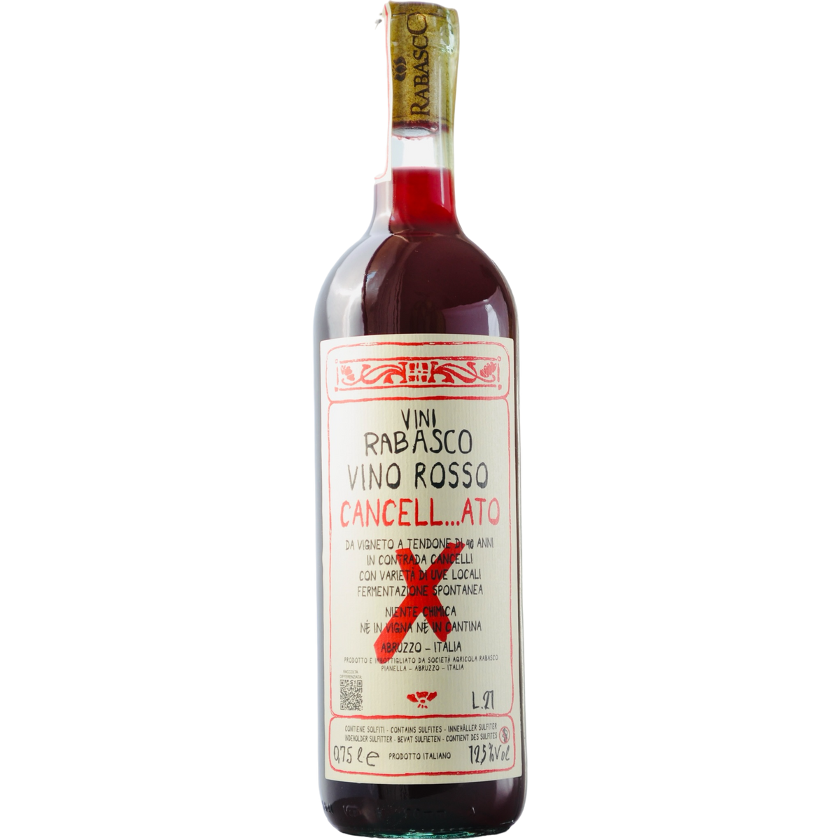 Rabasco 'Cancellato' Rosso 2022 | Unfined Wines