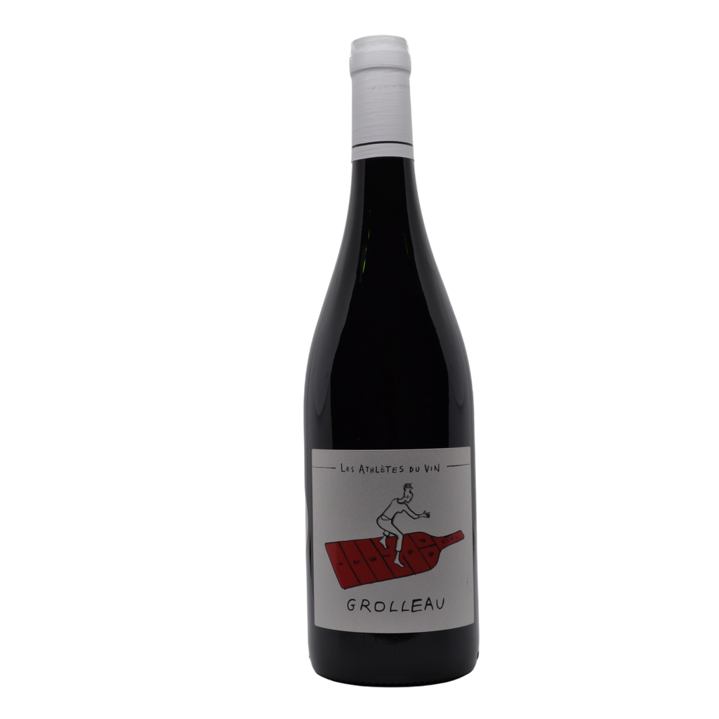 Les Athletes du Vin Grolleau Noir 2020 Natural Red Wine Bottle
