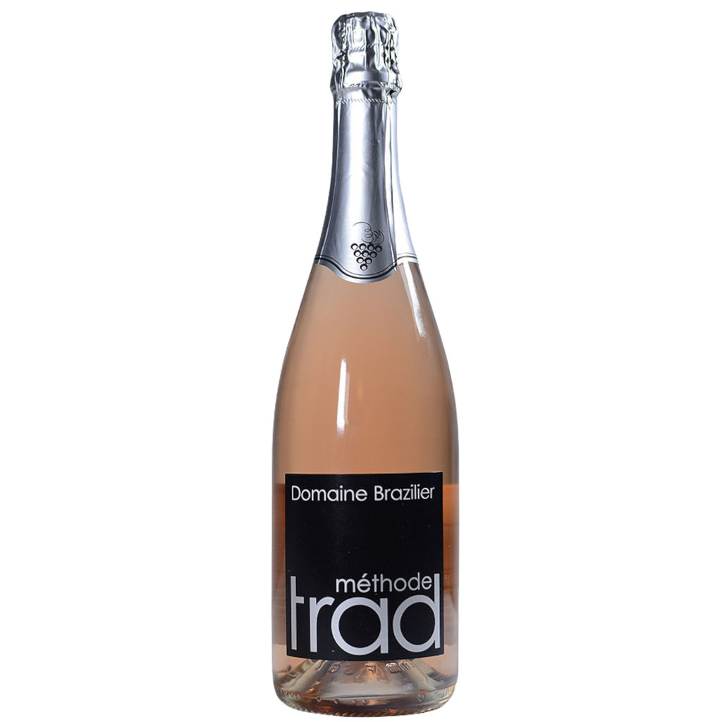 Domaine Brazilier Methode Trad Brut Rose Natural Sparkling Wine Bottle