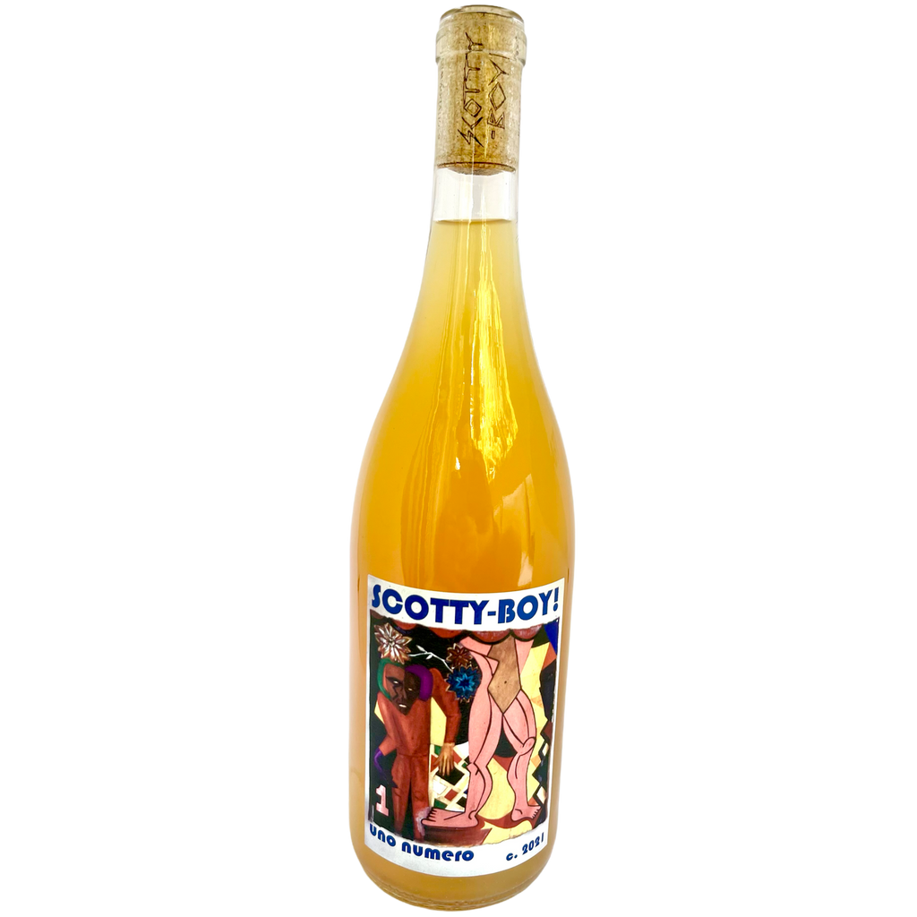 Scotty-Boy! Uno Numero 2021 Natural Orange Wine Bottle