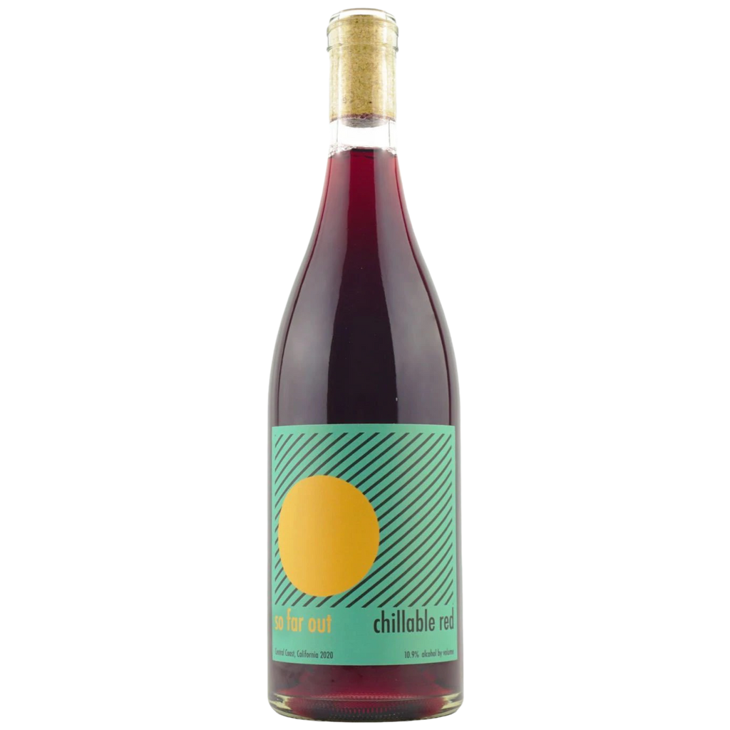 So Far Out 2021 Chillable Natural Red Wine Bottle