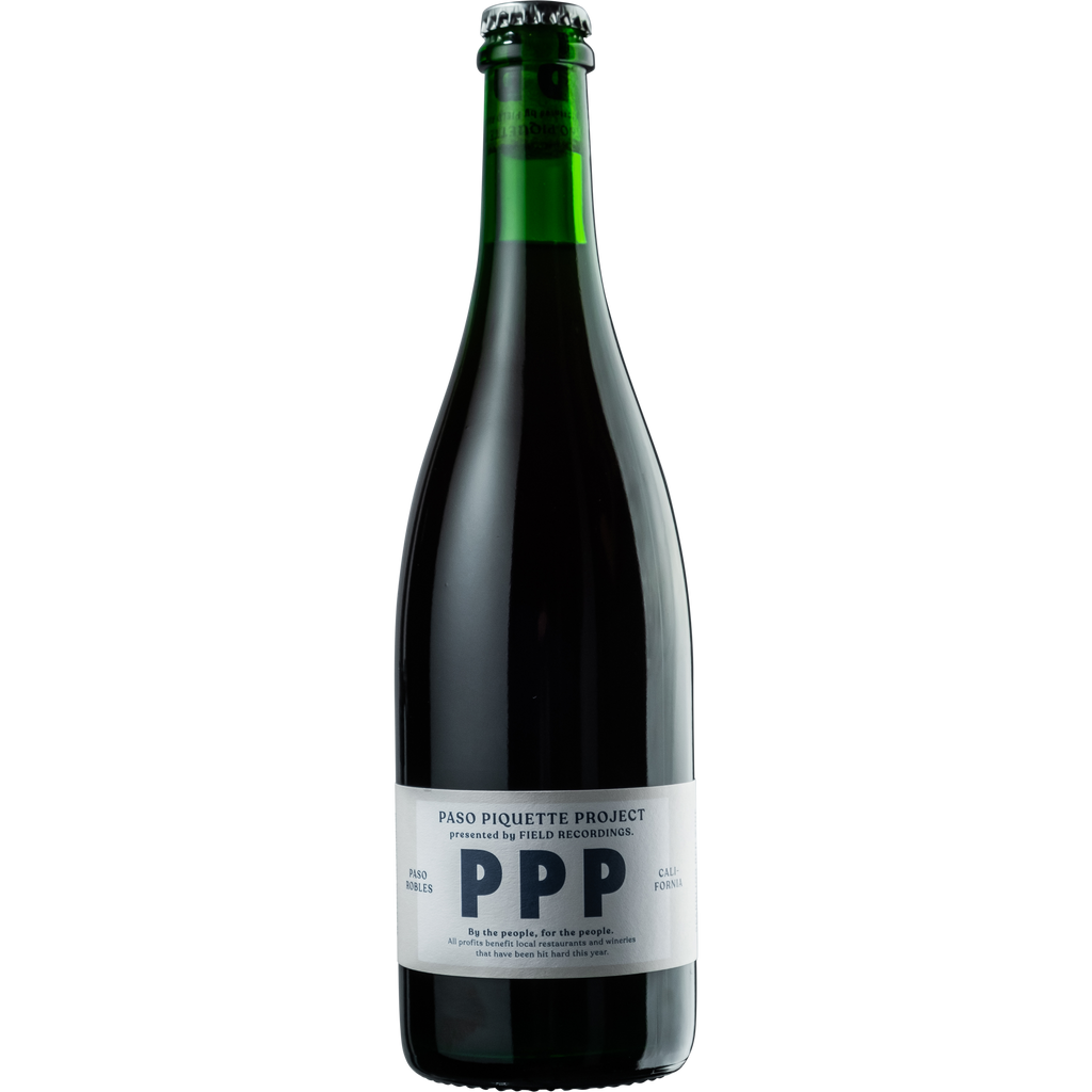 Field Recordings Paso Piquette Project Natural Red Wine Bottle