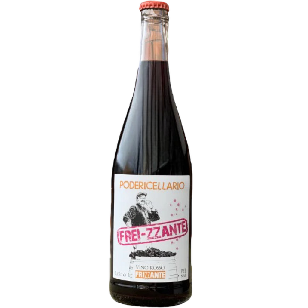 Poderi Cellario 'Frei-zzante' Rosso Frizzante 2022 Natural Wine Bottle