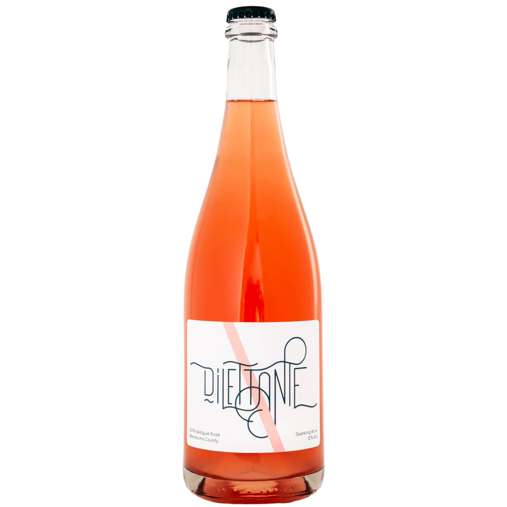 Dilettante Sparkling Rose Natural Wine Bottle