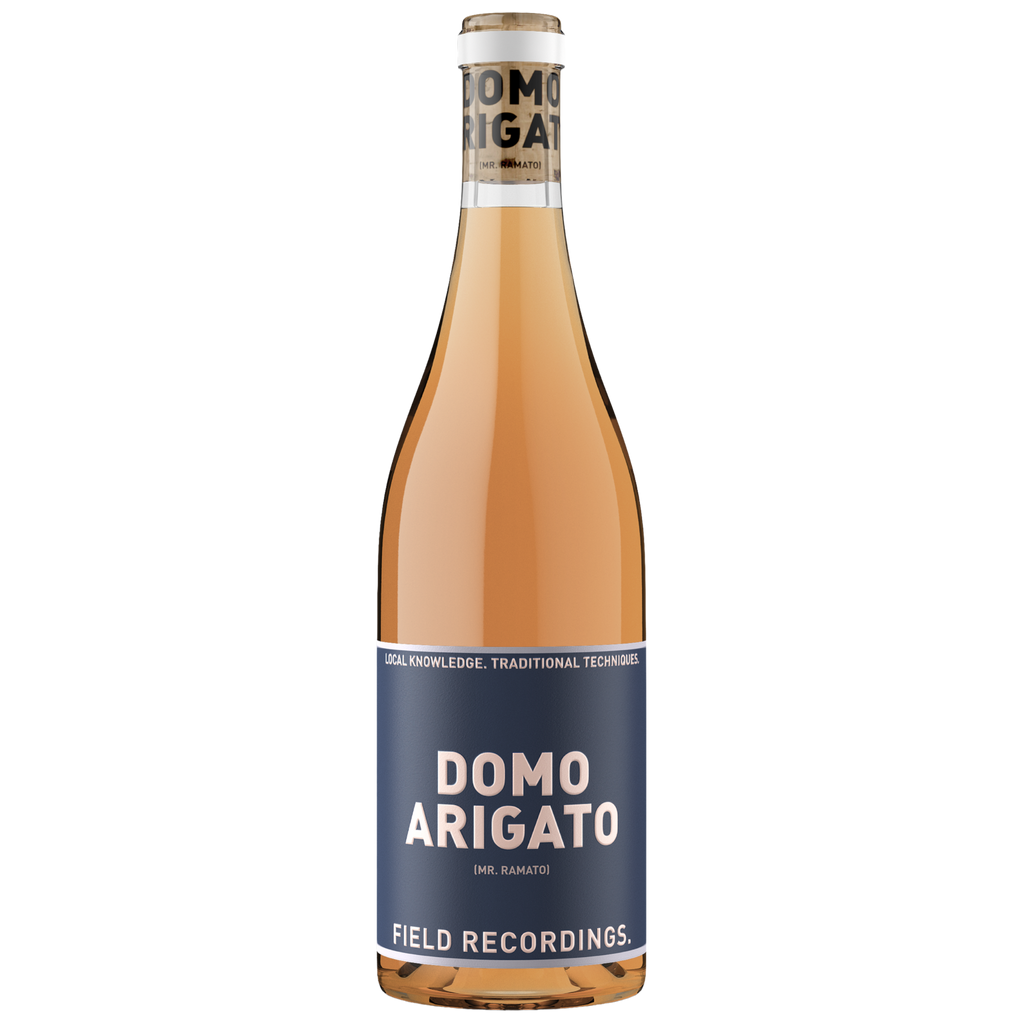 Field Recordings Domo Arigato Natural Orange Wine Bottle